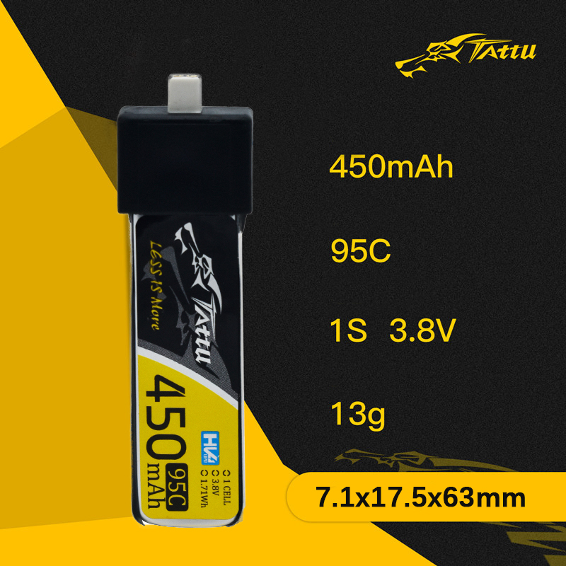 3Pcs NEW TATTU 450/500/550mAh  - Drone Battery 4S reseña y precio