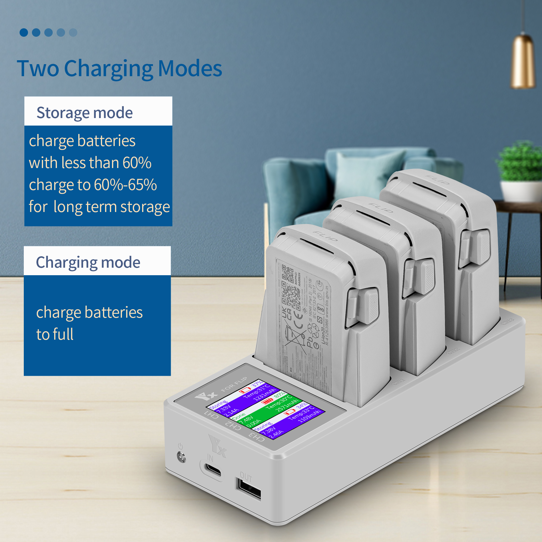3 IN 1 Battery Charger For DJI - Drone Battery Parallel Board reseña y precio