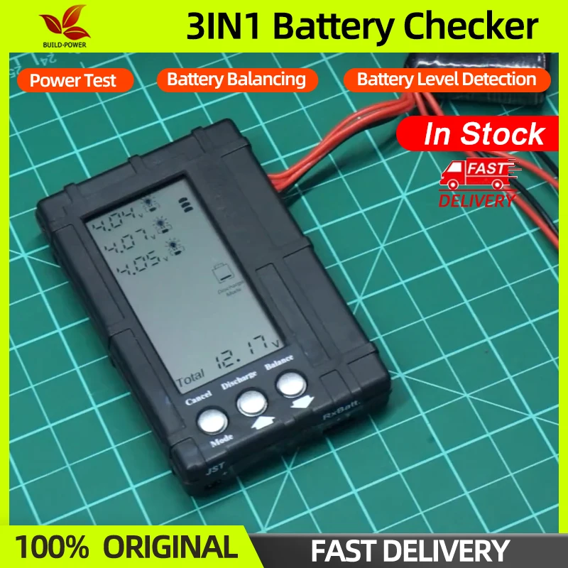 3in1 Battery Balancer LCD Disp - Drone Battery Voltage Checker reseña y precio
