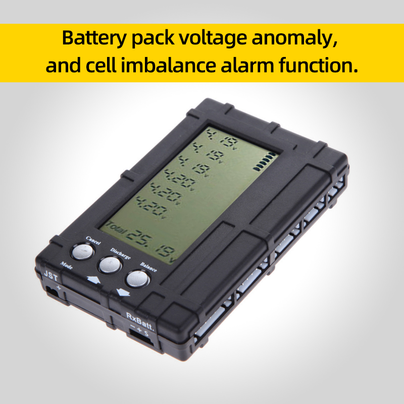 3in1 Battery Balancer LCD Disp - Drone Battery Voltage Checker reseña y precio