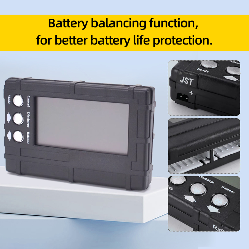 3in1 Battery Balancer LCD Disp - Drone Battery Voltage Checker reseña y precio
