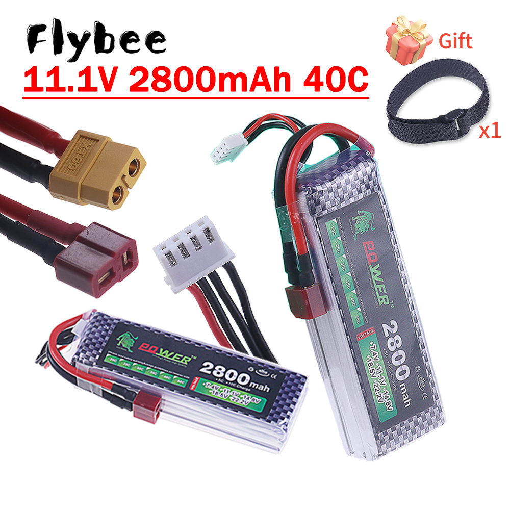2800mAh 3S 11.1V 40C FPV Drone - Drone Battery 3S reseña y precio