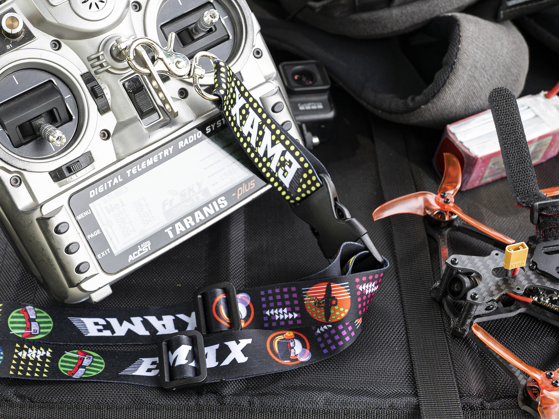 Emax Adjustable Carrying Remot - Drone Battery Strap reseña y precio