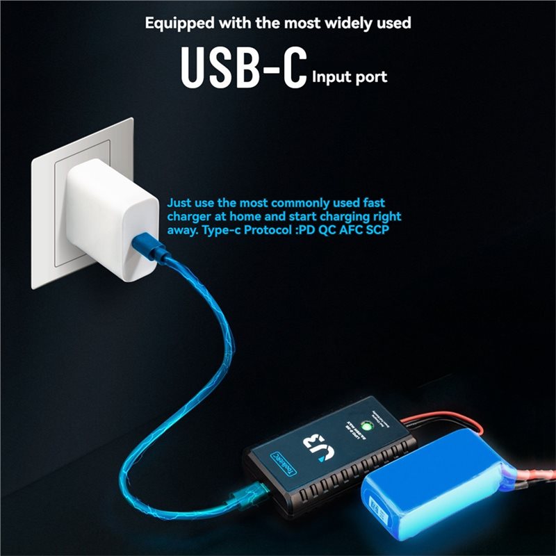 Toolkitrc U3 Battery 2A 25W 2- - Drone Battery 3S reseña y precio