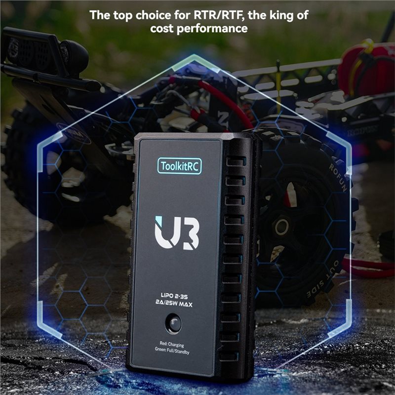 Toolkitrc U3 Battery 2A 25W 2- - Drone Battery 3S reseña y precio