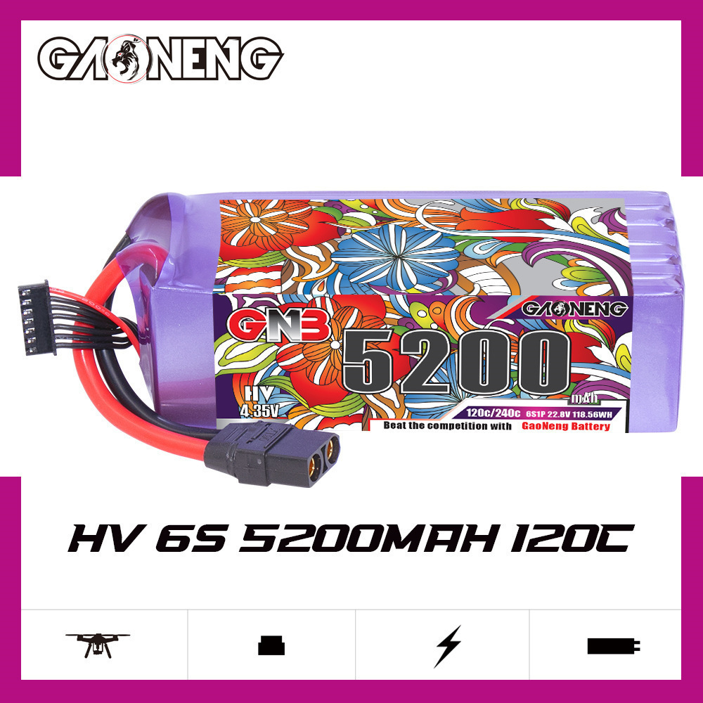 GNB Lipo Battery 6S 22.8V 3000 - Drone Battery Plate reseña y precio