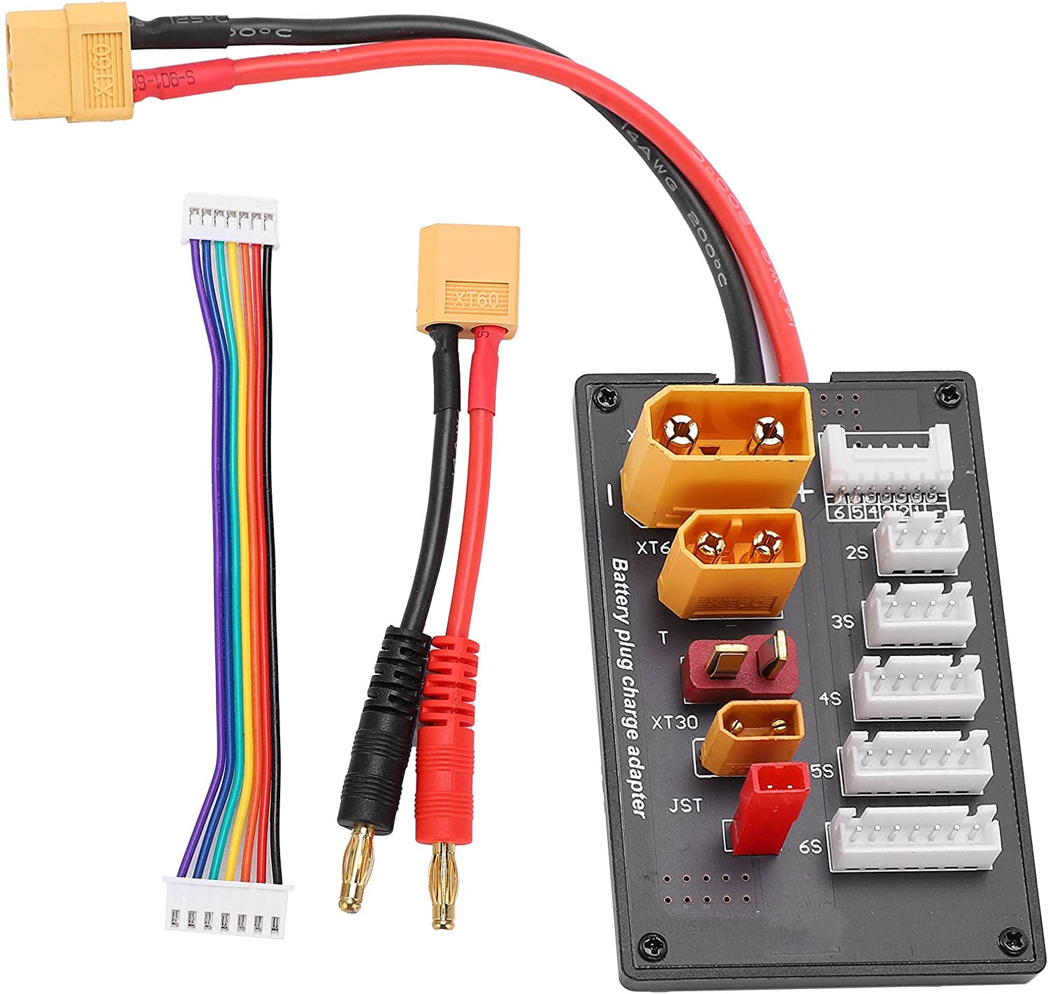 XT90 XT30 JST T Connector XT60 - Drone Battery Parallel Board reseña y precio