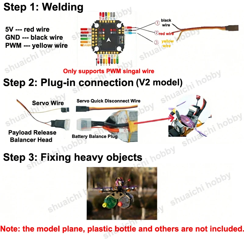 1PCS Strap-type FPV Drone PWM- - Drone Battery Strap reseña y precio
