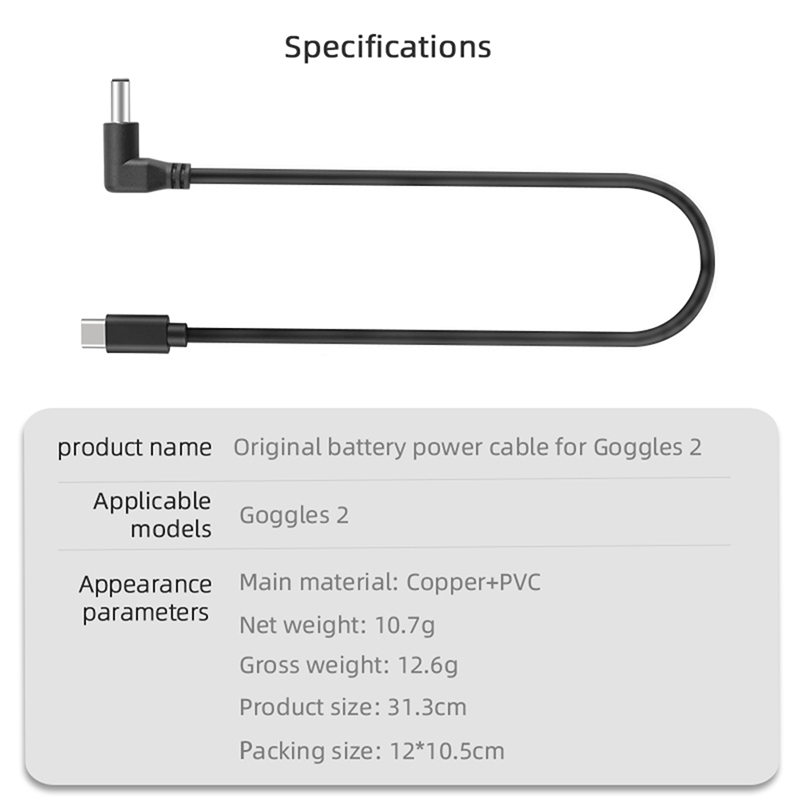 Original Glasses Battery Cable - Drone Battery Strap reseña y precio