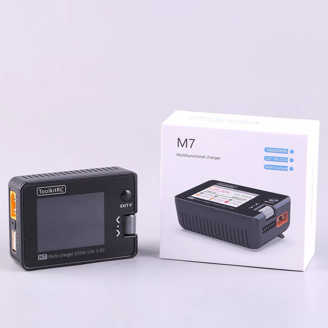 For ToolkitRC M7 200W 10A DC C - Drone Battery Voltage Checker reseña y precio