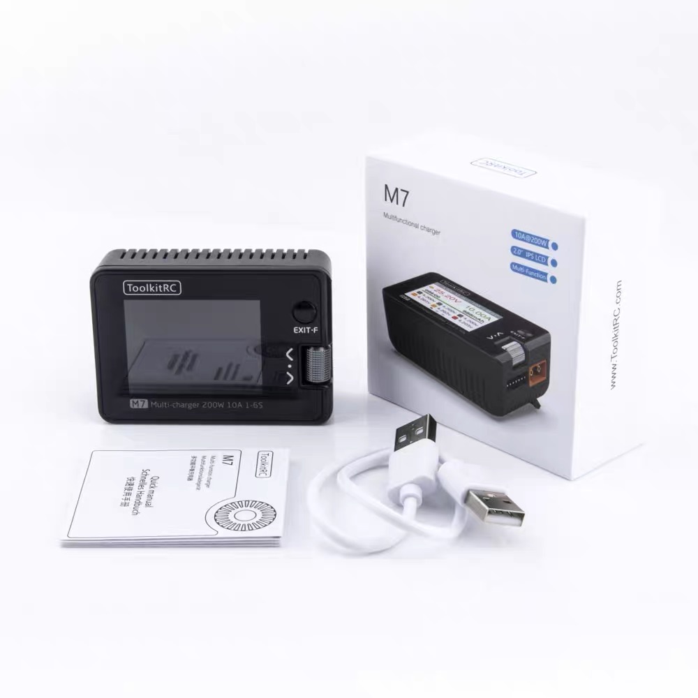 For ToolkitRC M7 200W 10A DC C - Drone Battery Voltage Checker reseña y precio