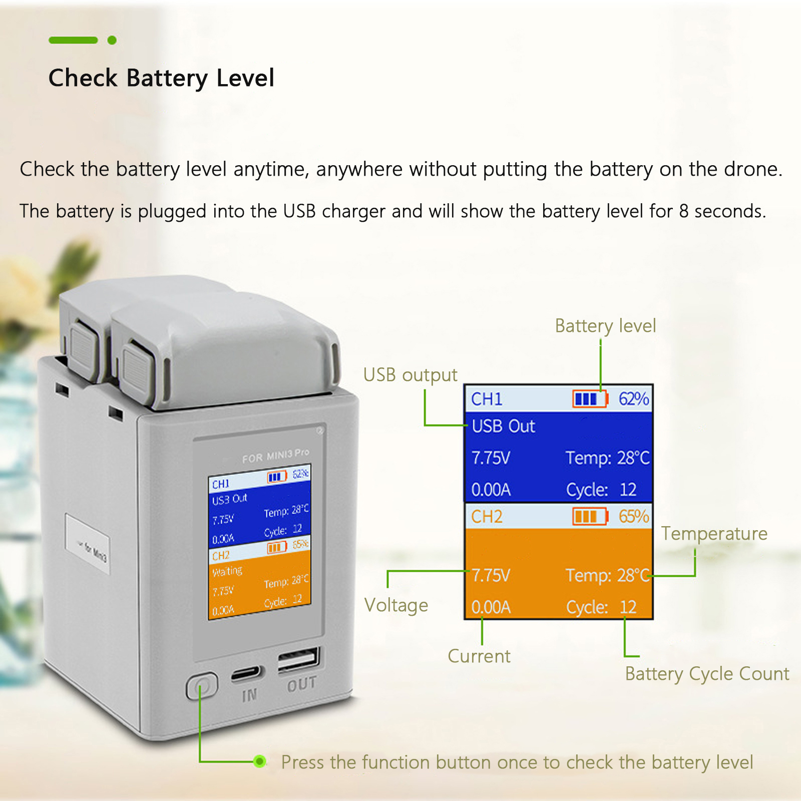 Charger Hub For DJI Mini 4 Pro - Drone Battery Smart reseña y precio