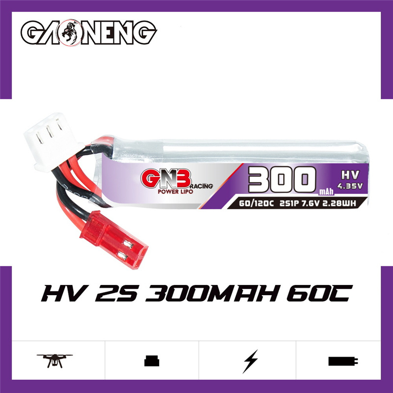 GAONENG GNB 2S 7.6V 300mAh 60C - Drone Battery Connector reseña y precio