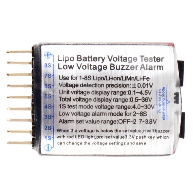 1/2/5PCS RC Voltage Display Ba - Drone Battery Alarm reseña y precio