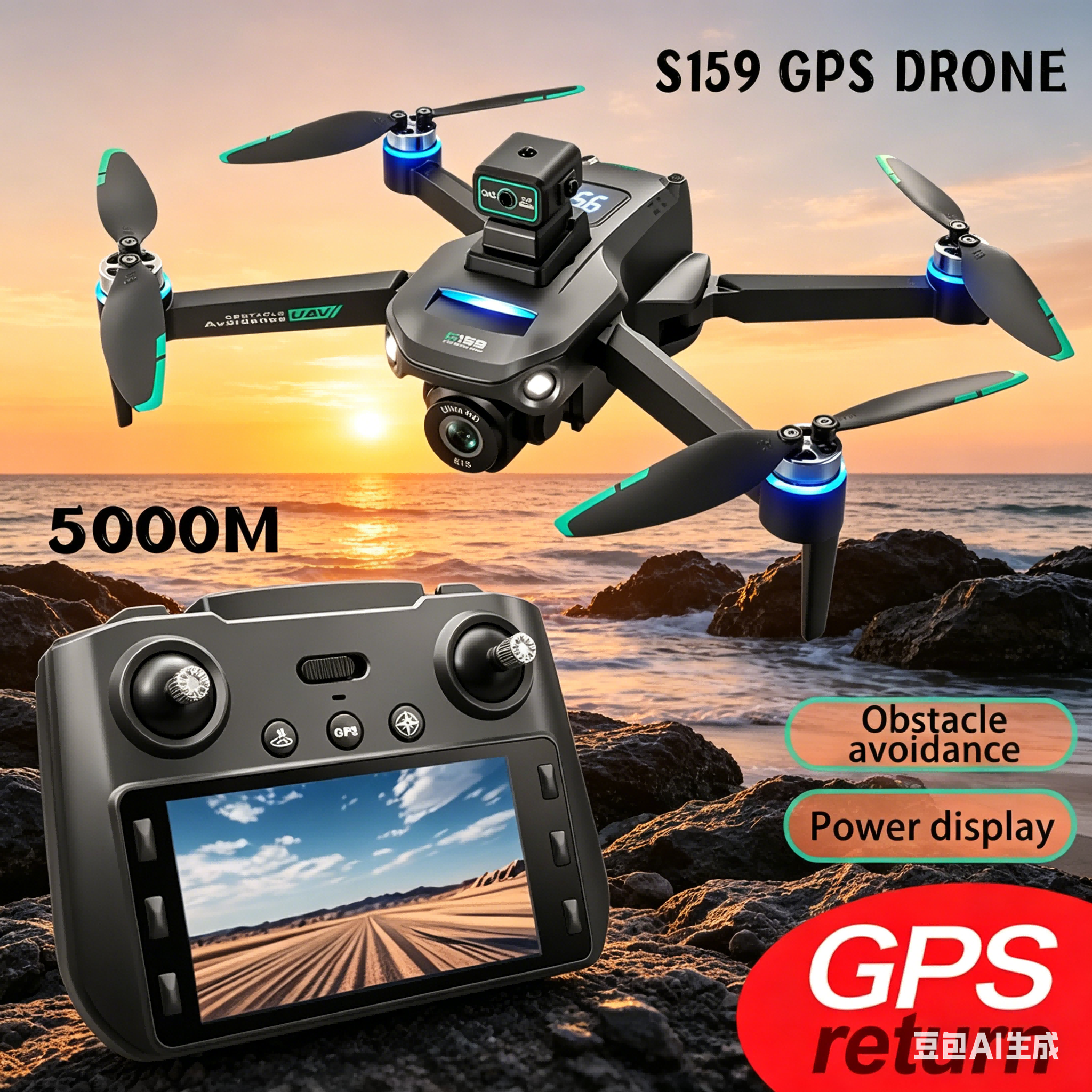 S159 GPS Drone 4K Profesional  - Drone Battery Balance Charger reseña y precio