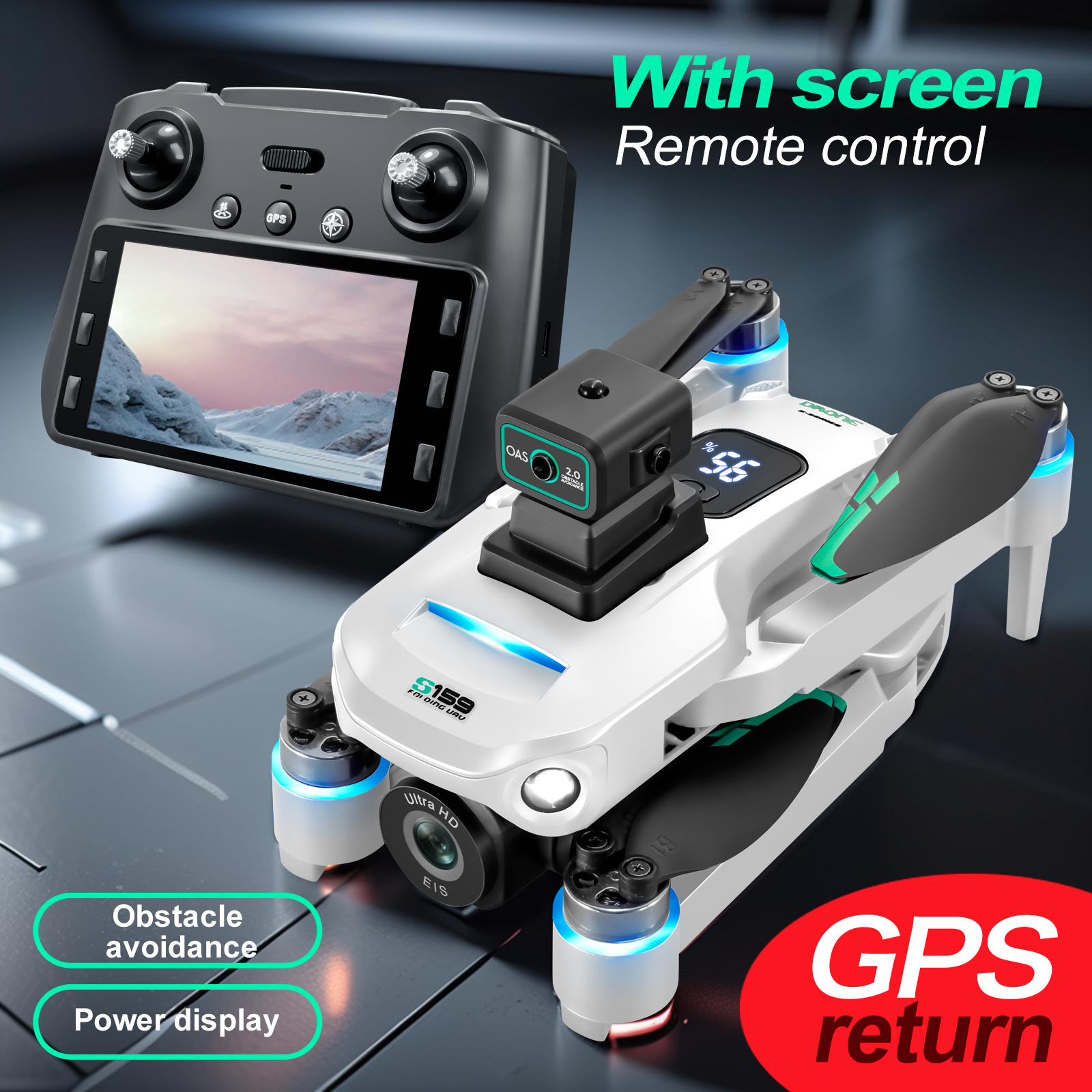 S159 GPS Drone 4K Profesional  - Drone Battery Balance Charger reseña y precio